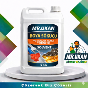 MR UKAN BOYA SÖKÜCÜ VE MEKANİK PARÇA TEMİZLEYİCİ SOLVENT 5 KG