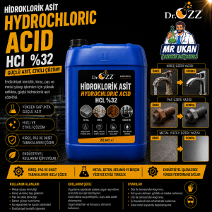 MR UKAN HİDROKLORİK ASİT(HCL) 20 KG