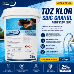 MR UKAN TOZ KLOR % 90 25 KG
